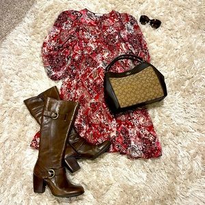 ✨ Brand 🆕 Calvin Klein 3/4 Puff Sleeve Dress ✨